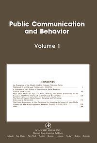 Téléchargez le livre :  Public Communication and Behavior