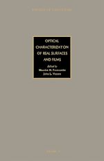 Télécharger le livre :  Optical Characterization of Real Surfaces and Films