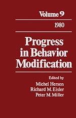 Télécharger le livre :  Progress in Behavior Modification