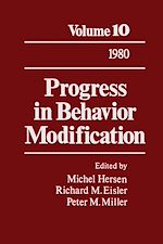 Télécharger le livre :  Progress in Behavior Modification