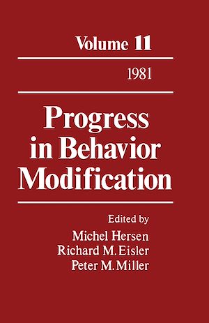Téléchargez le livre :  Progress in Behavior Modification