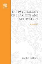 Télécharger le livre :  Psychology of Learning and Motivation