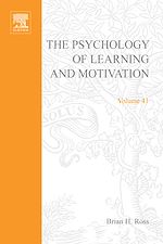 Télécharger le livre :  Psychology of Learning and Motivation