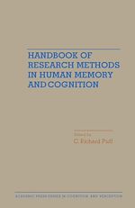 Télécharger le livre :  Handbook of Research Methods in Human Memory and Cognition