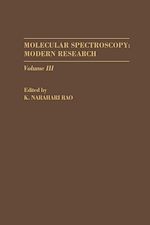 Télécharger le livre :  Molecular Spectroscopy: Modern Research V3