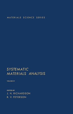 Téléchargez le livre :  Systematic Materials Analysis
