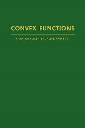 Téléchargez le livre :  Convex functions