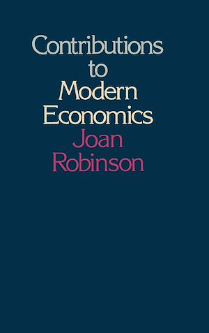 Download the eBook: Contributions to Modern Economics