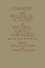 Télécharger le livre :  Chemistry and Biological Activities of Bacterial Surface Amphiphiles