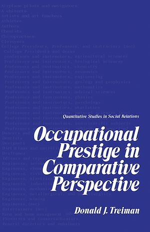 Téléchargez le livre :  Occupational Prestige in Comparative Perspective