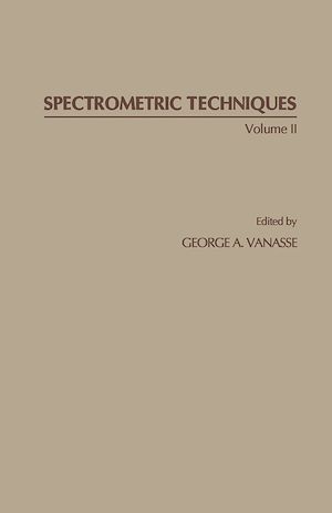 Téléchargez le livre :  Spectrometric Techniques