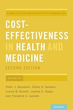 Télécharger le livre :  Cost-Effectiveness in Health and Medicine
