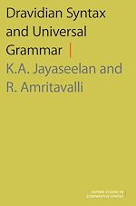 Download this eBook Dravidian Syntax and Universal Grammar