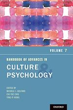 Télécharger le livre :  Handbook of Advances in Culture and Psychology, Volume 7