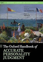 Télécharger le livre :  The Oxford Handbook of Accurate Personality Judgment