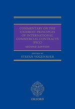Télécharger le livre :  Commentary on the UNIDROIT Principles of International Commercial Contracts (PICC)