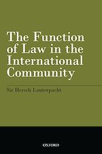 Télécharger le livre :  The Function of Law in the International Community