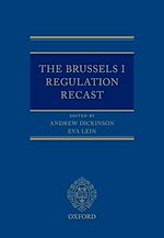 Télécharger le livre :  The Brussels I Regulation Recast