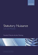 Télécharger le livre :  Statutory Nuisance: Law and Practice