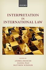 Télécharger le livre :  Interpretation in International Law