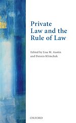 Télécharger le livre :  Private Law and the Rule of Law