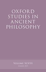 Télécharger le livre :  Oxford Studies in Ancient Philosophy, Volume 48