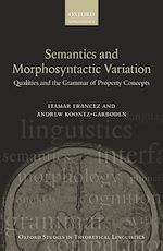 Download this eBook Semantics and Morphosyntactic Variation