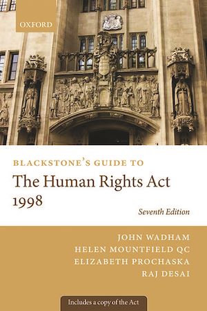 Téléchargez le livre :  Blackstone's Guide to the Human Rights Act 1998