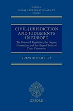 Télécharger le livre :  Civil Jurisdiction and Judgments in Europe