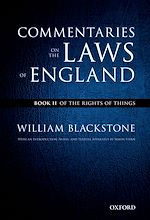 Télécharger le livre :  The Oxford Edition of Blackstone's: Commentaries on the Laws of England