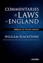 Télécharger le livre :  The Oxford Edition of Blackstone's: Commentaries on the Laws of England