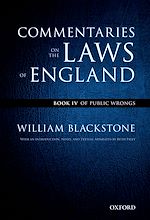 Télécharger le livre :  The Oxford Edition of Blackstone's: Commentaries on the Laws of England