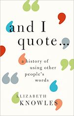 Télécharger le livre :  'And I quote...'