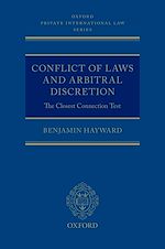 Télécharger le livre :  Conflict of Laws and Arbitral Discretion