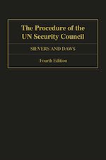 Télécharger le livre :  The Procedure of the UN Security Council