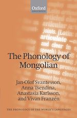 Télécharger le livre :  The Phonology of Mongolian