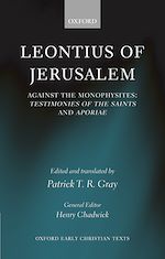 Télécharger le livre :  Leontius of Jerusalem