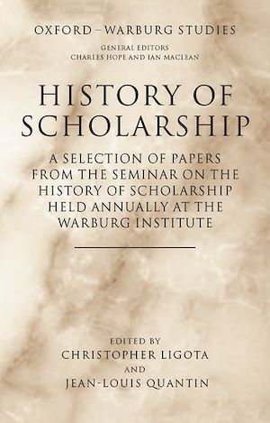 Téléchargez le livre :  History of Scholarship