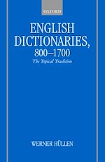 Télécharger le livre :  English Dictionaries, 800-1700