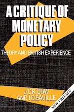 Download this eBook A Critique of Monetary Policy