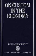 Télécharger le livre :  On Custom in the Economy