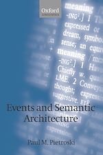 Télécharger le livre :  Events and Semantic Architecture