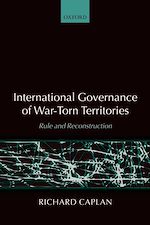 Télécharger le livre :  International Governance of War-Torn Territories