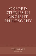 Télécharger le livre :  Oxford Studies in Ancient Philosophy XXX