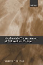 Télécharger le livre :  Hegel and the Transformation of Philosophical Critique