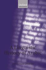 Télécharger le livre :  A Linguistic History of Arabic