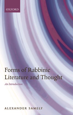 Téléchargez le livre :  Forms of Rabbinic Literature and Thought