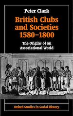 Télécharger le livre :  British Clubs and Societies 1580-1800