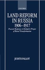 Télécharger le livre :  Land Reform in Russia, 1906-1917