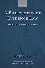 Télécharger le livre :  A Philosophy of Evidence Law